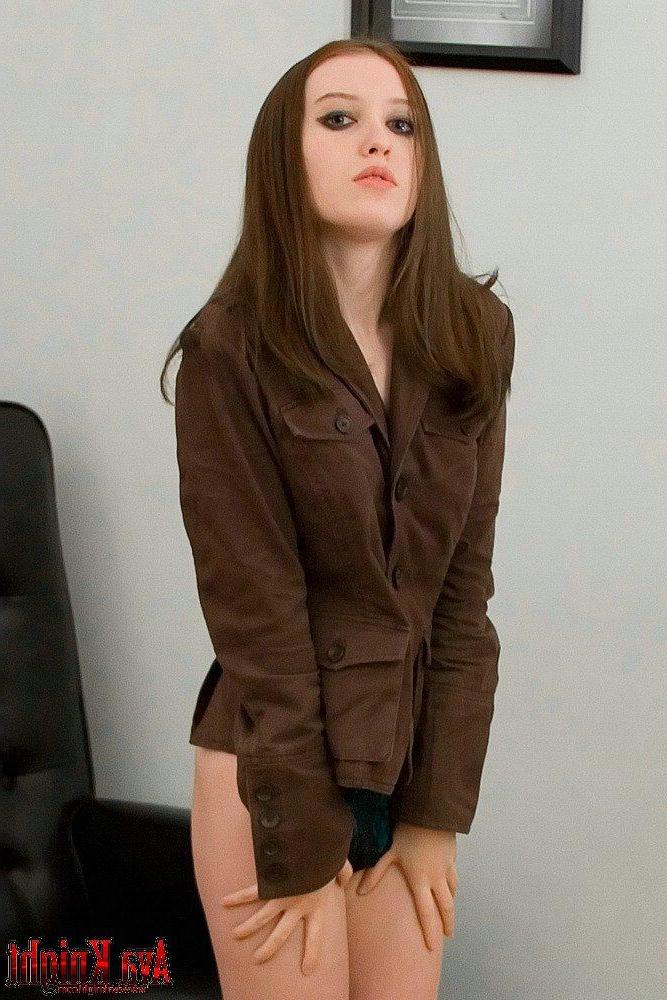 20P Pictures of teen cutie Ava Knight teasing in her panties