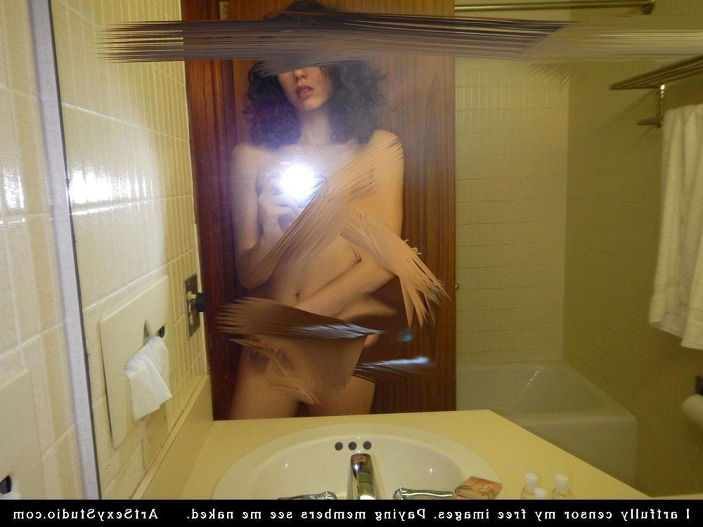 16P Brunette hottie Blush takes some sexy selfies