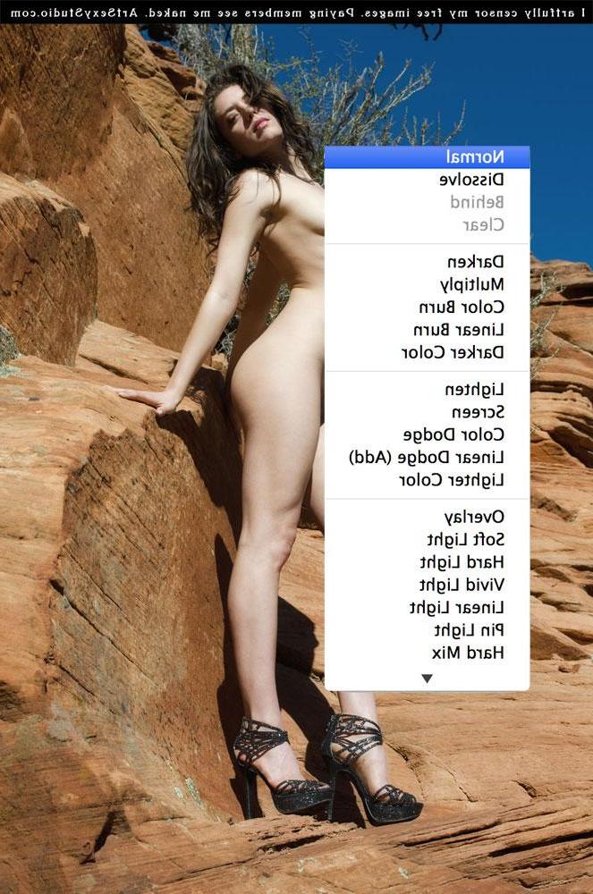 16P Brush babe Blush teases all artistic like outside