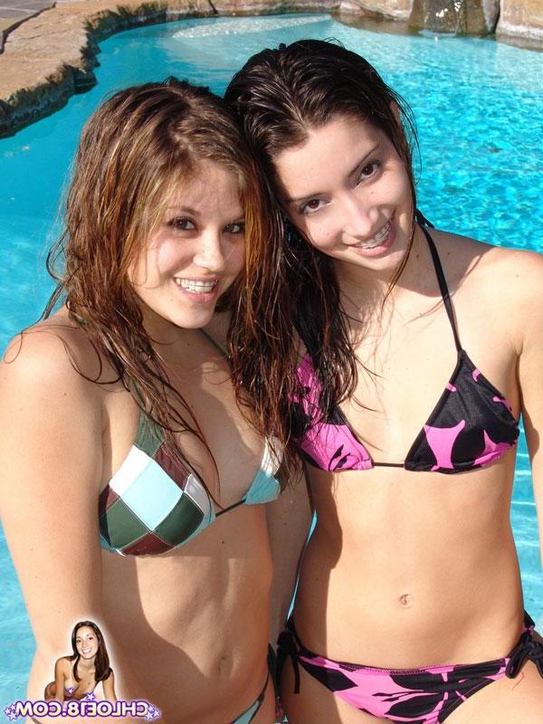 12P Teen Topanga and Chloe 18 invite you to join them for a hot shower