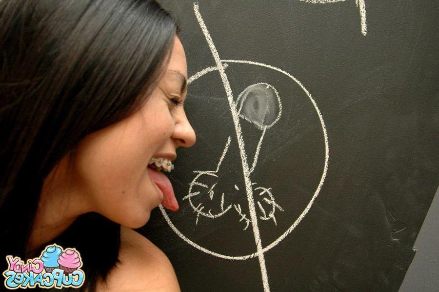 20P Pictures of Cindy Cupcakes being naughty in class