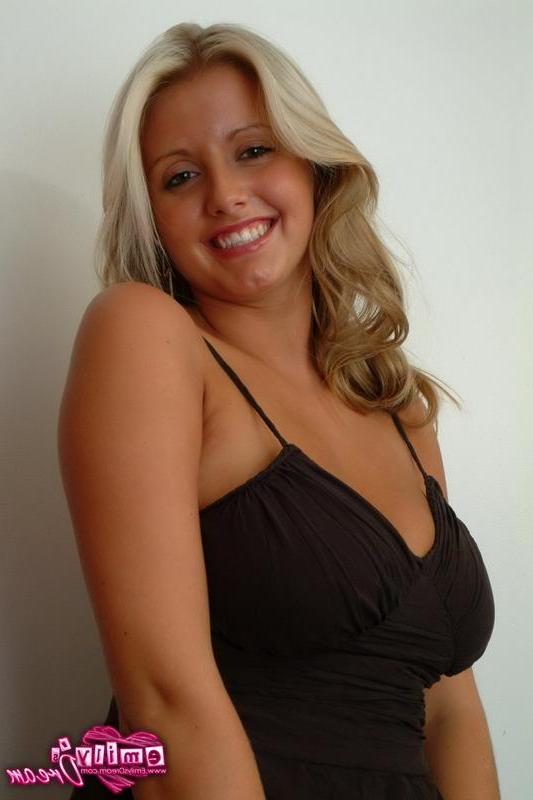16P Pictures of Emily's Dream trying to hold her massive tits in her tiny hands
