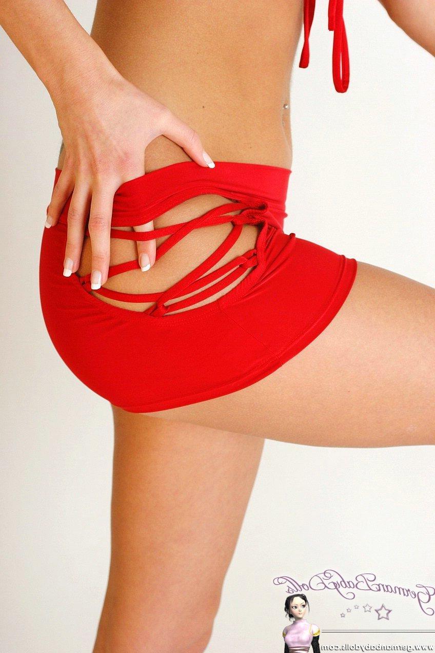 16P Pictures of blonde teen GBD Allizee like a hot blonde red lady