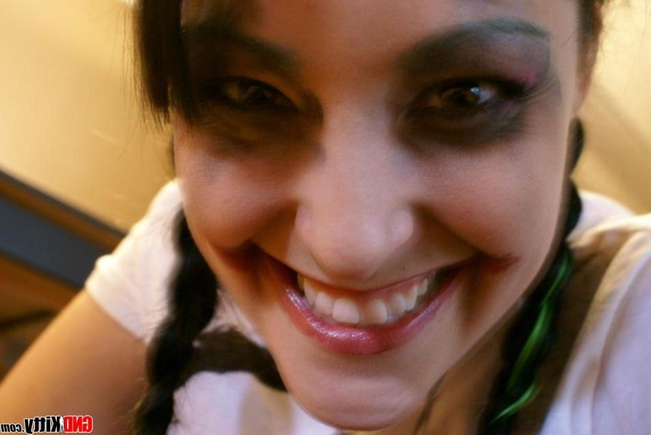 14P Pictures of GND Kitty getting evil with her boobs