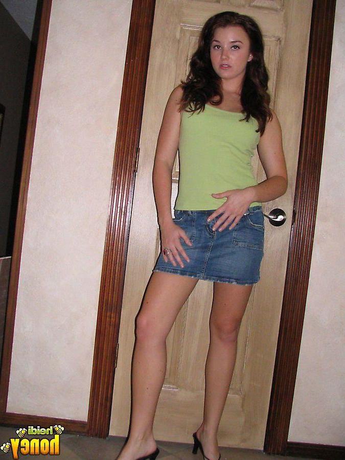 17P Pictures of Heidi being a cutie in the kitchen