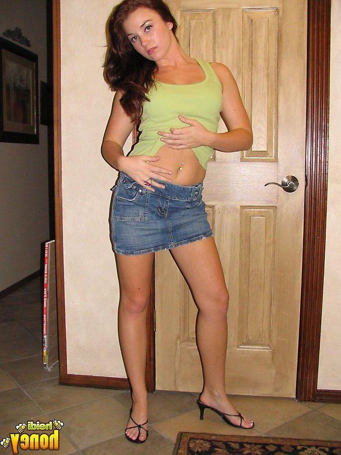 17P Pictures of Heidi being a cutie in the kitchen