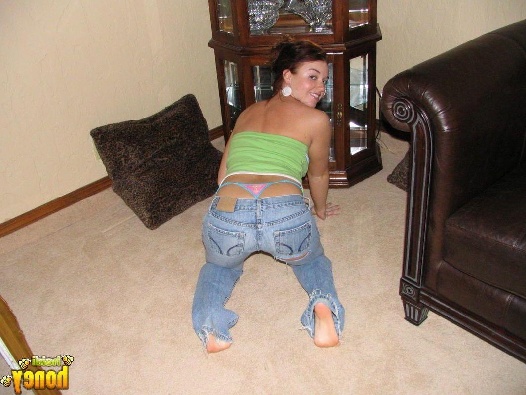 20P Pictures of teen cutie Heidi getting naughty on the floor