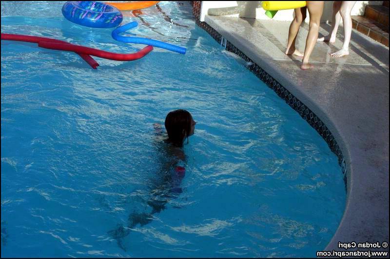 17P Pictures of Jordan Capri getting naughty with her girlfriends by the pool
