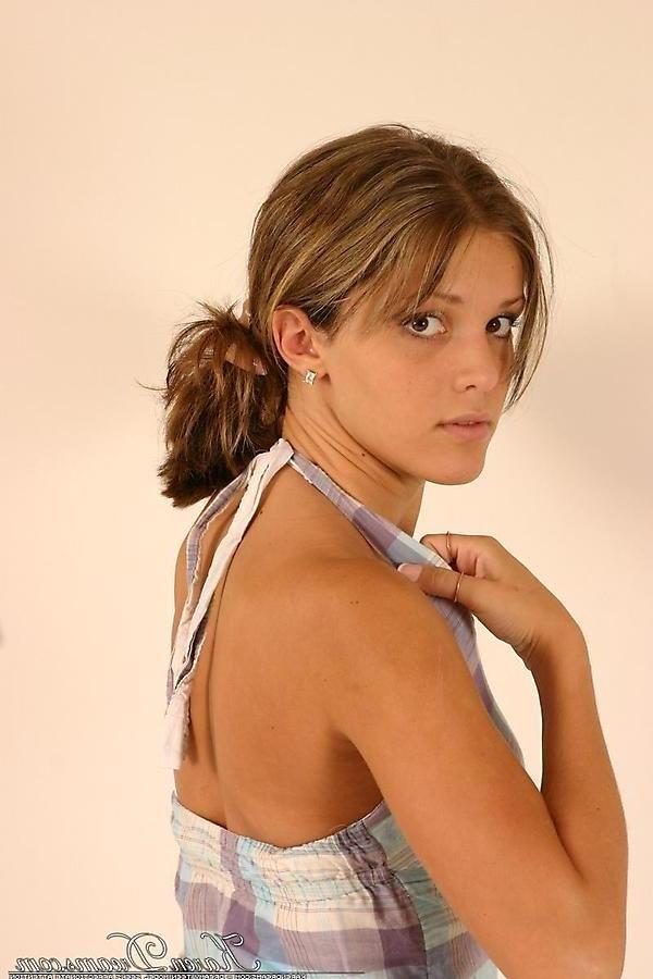 20P Pictures of teen hottie Karen Dreams getting naughty in bed