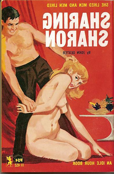 25P Retro sex story book covers