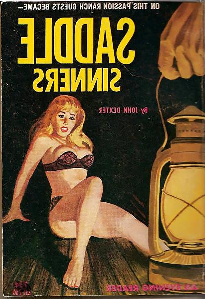 25P Retro sex story book covers