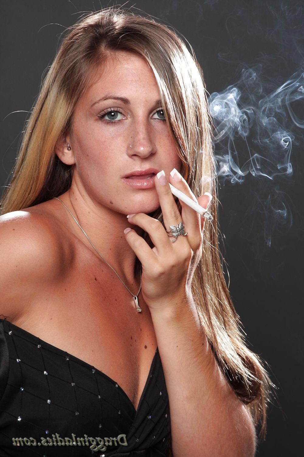 25P Alexis Morgan - Smoking Fetish at Dragginladies