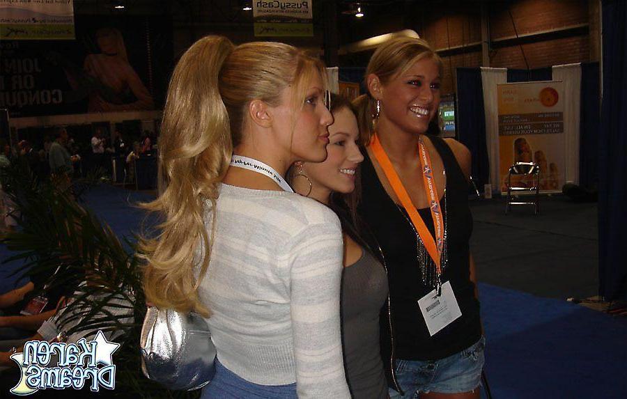 15P Pictures of Karen Dreams getting naughty with Kate and Melissa at an expo