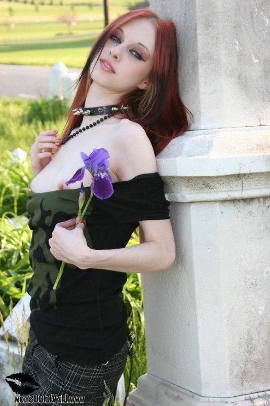 16P Liz hangs out at a cemetary