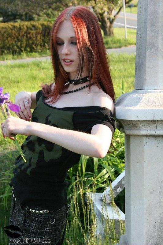 16P Liz hangs out at a cemetary