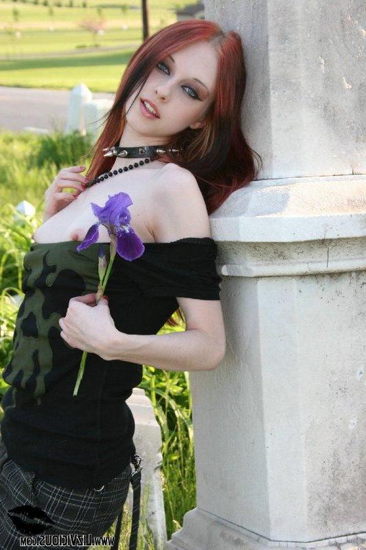 16P Liz hangs out at a cemetary