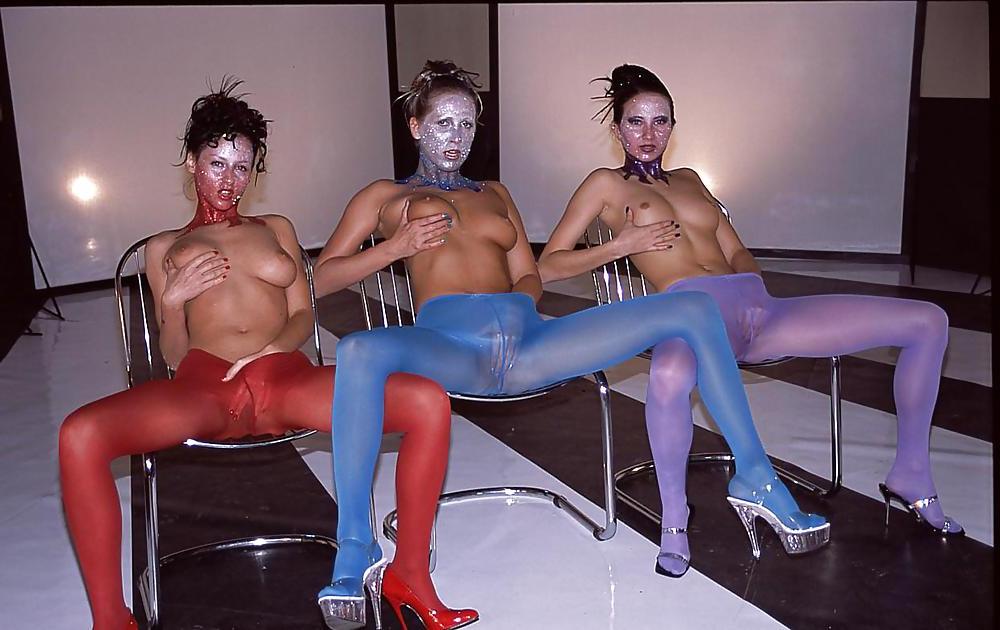 16P Sexy tights orgy ....gorgeous mmmm
