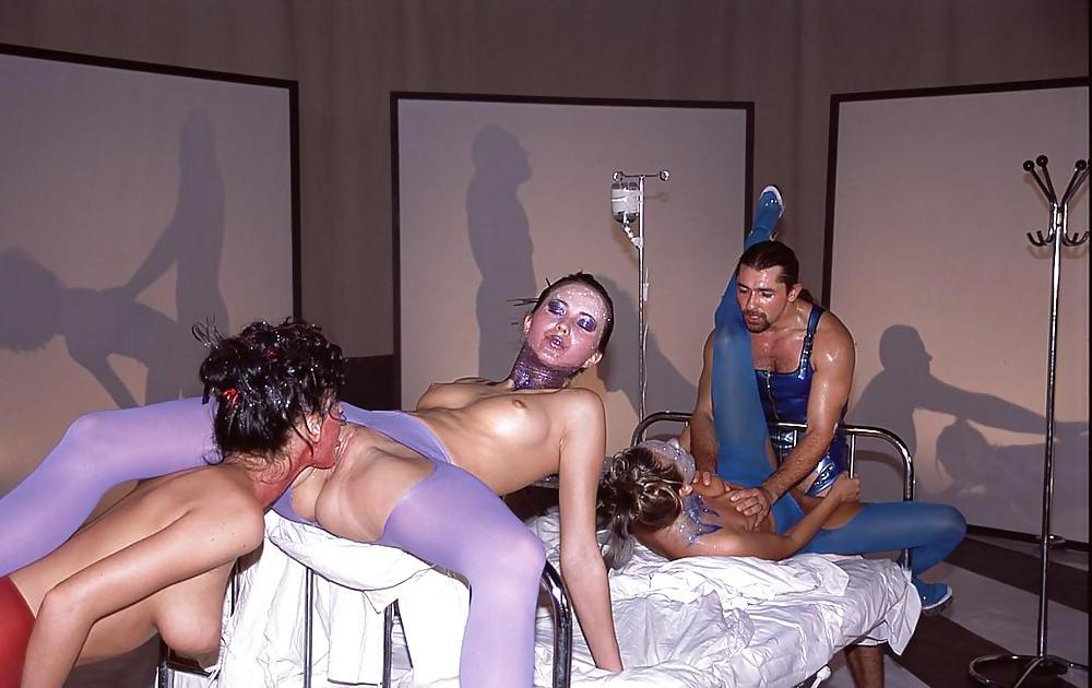 16P Sexy tights orgy ....gorgeous mmmm