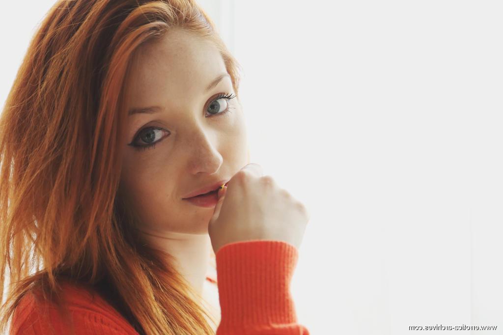 16P Beautiful teen redhead Micca spreads her legs just for you