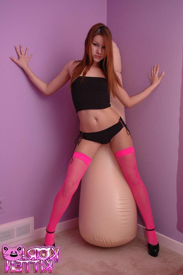 12P Redhead teen Kori Kitten loves her big cocks