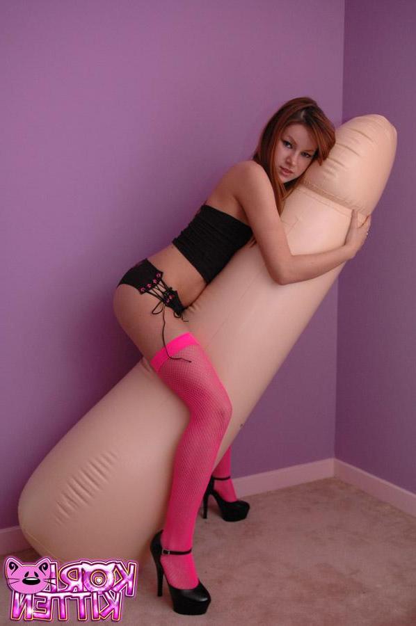 12P Redhead teen Kori Kitten loves her big cocks