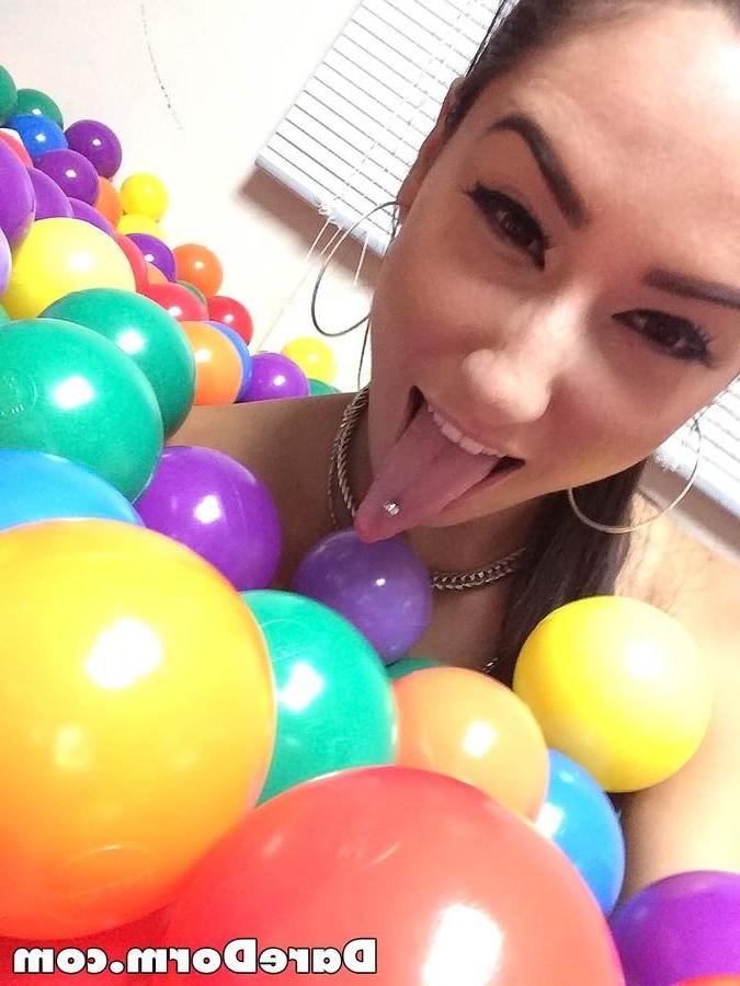 12P Molly Jane and her friends make a ball pit in their dorm to have sex in