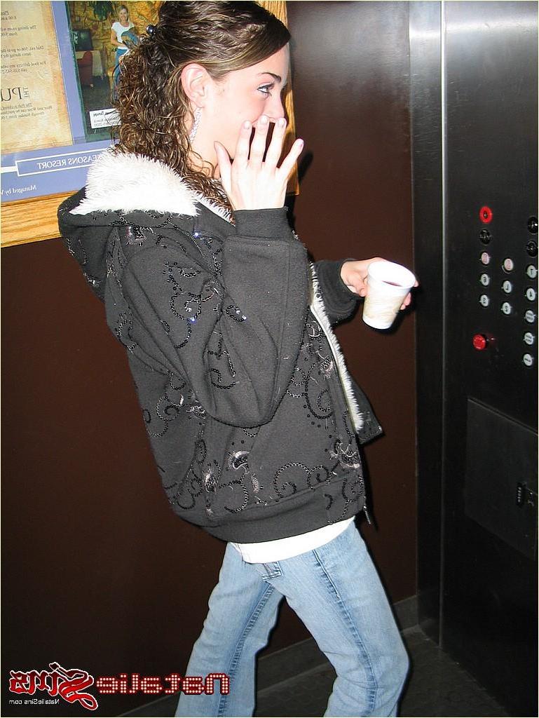 20P Pictures of teen chick Natalie Sins flashing in public