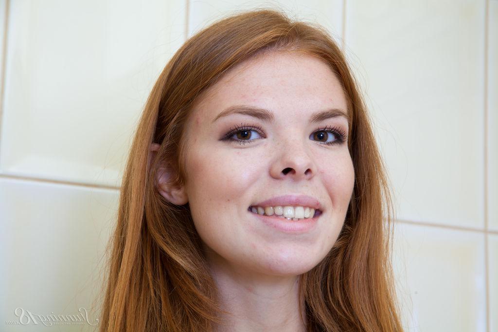 16P Redhead hottie Natalie wants to take a hot shower with you