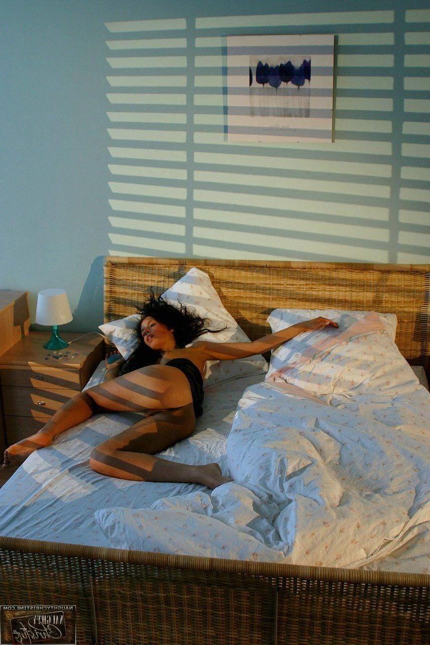 15P Pictures of teen Naughty Christine spreading for your cock
