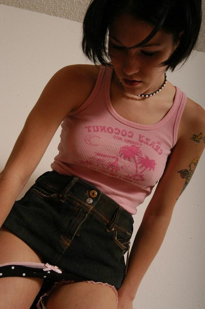 16P Naughty Nati slowly gets naked