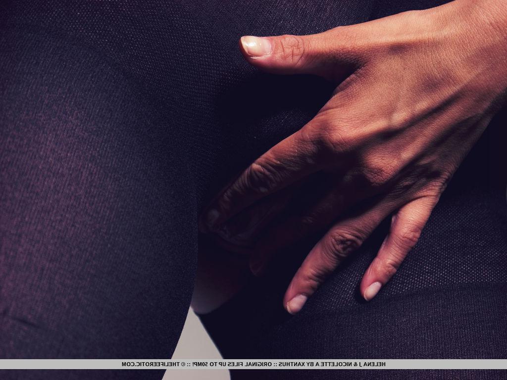 16P Helena J and Nicolette A get kinky in "The Submission Game"