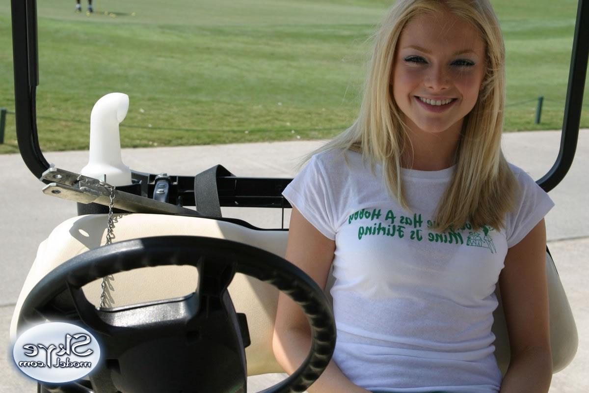14P Skye model playing on golf course