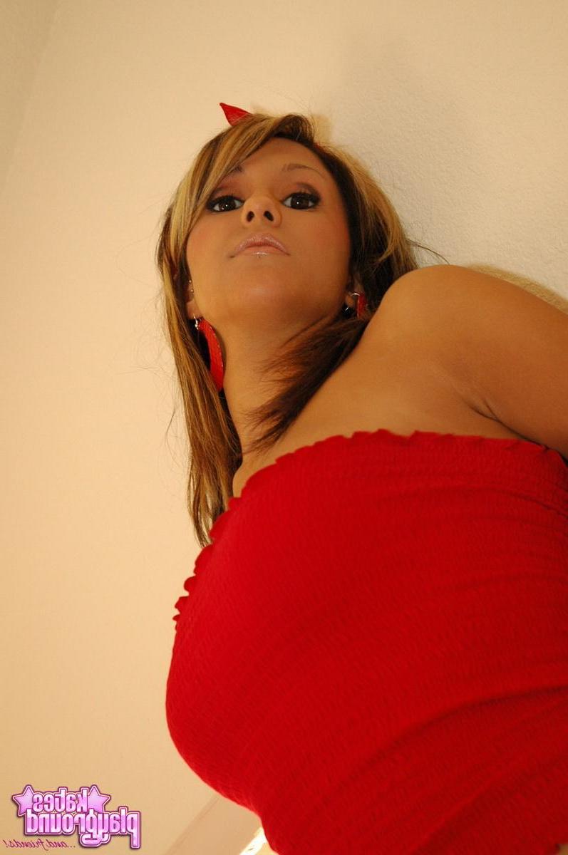 20P Sexy teen Rio teases in her red underwear