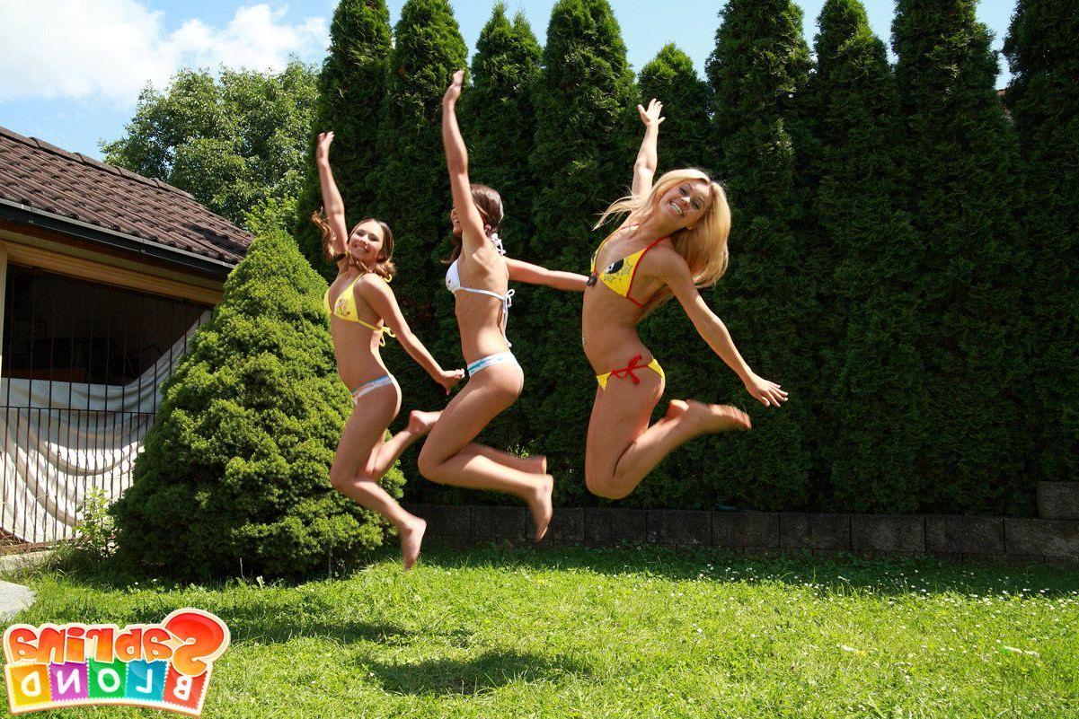 15P Pictures of Sabrina Blond getting naughty with her girlfriends