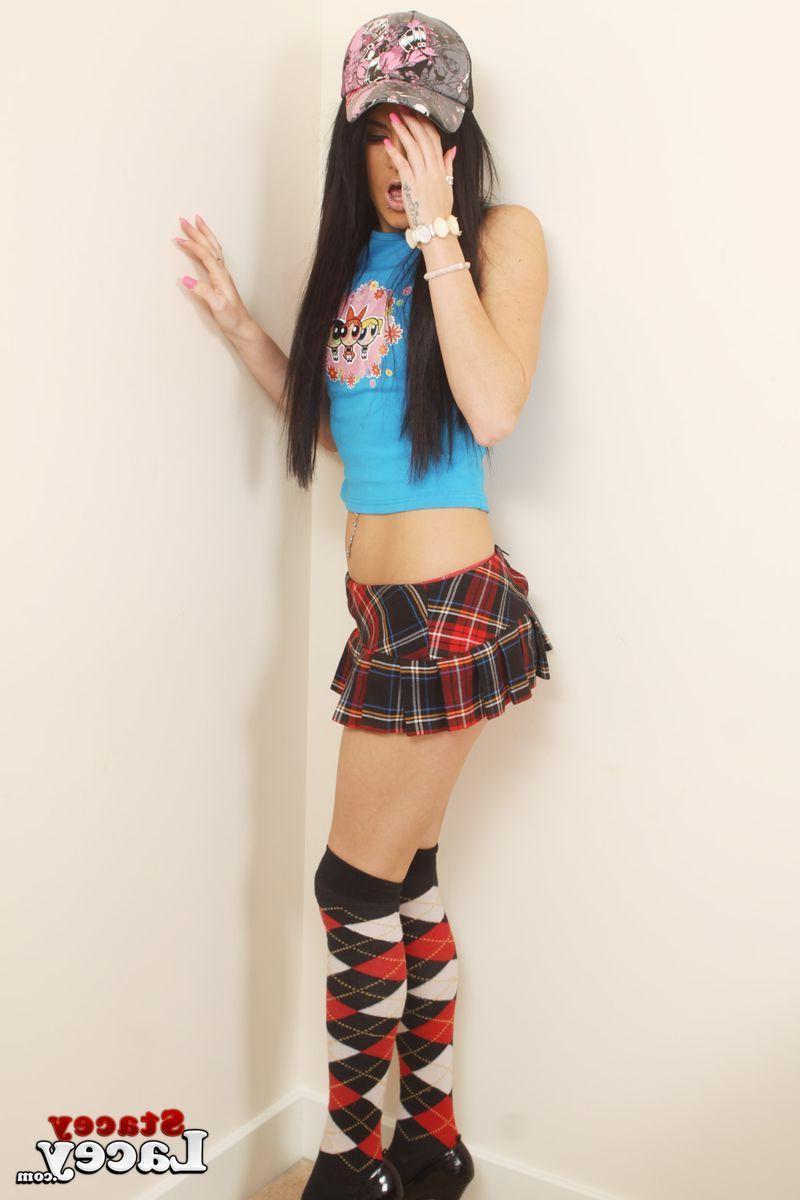 20P Pictures of teen hottie Stacey Lacey spreading for your cock