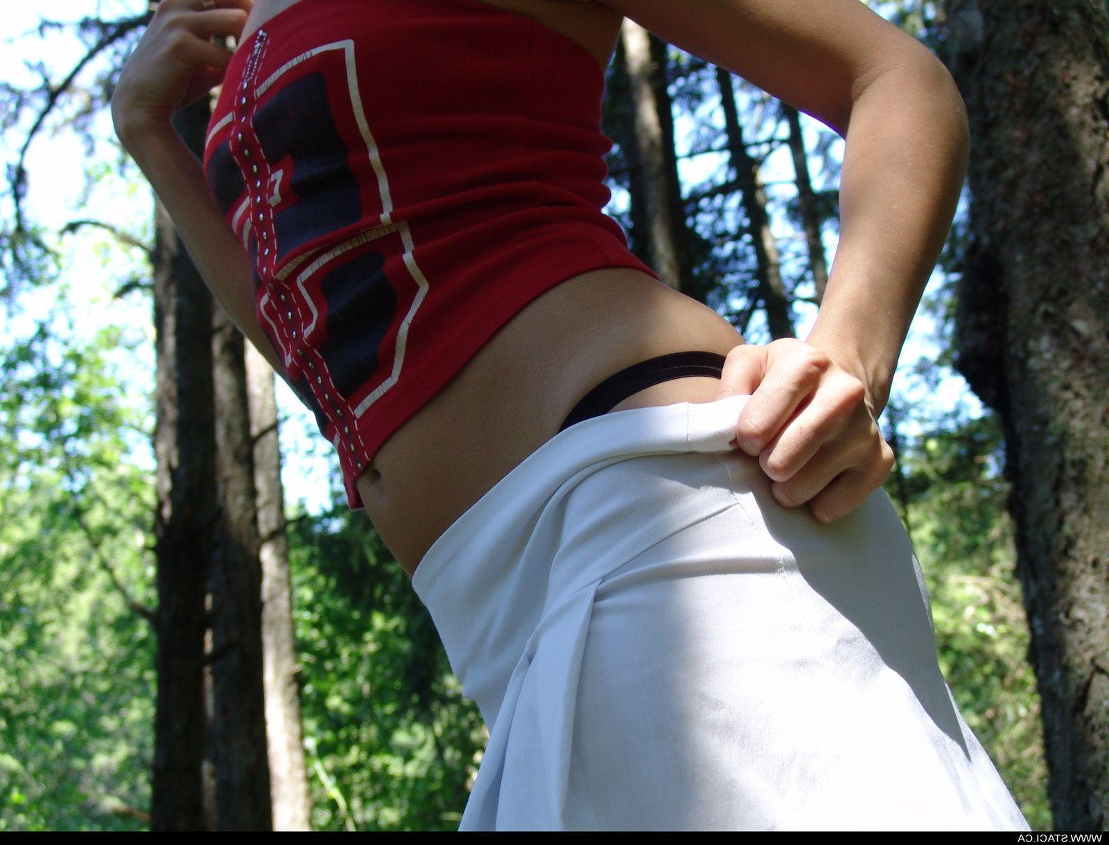 20P Pictures of teen slut Staci.ca getting naughty in the woods