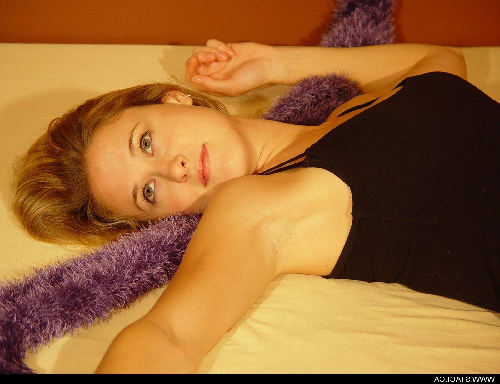 20P Pictures of Staci.ca being naughty in bed