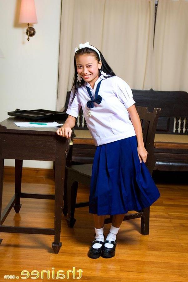 16P Pictures of teen nympho Thainee being a naughty schoolgirl