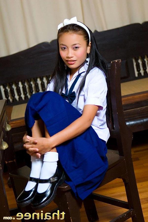 16P Pictures of teen nympho Thainee being a naughty schoolgirl