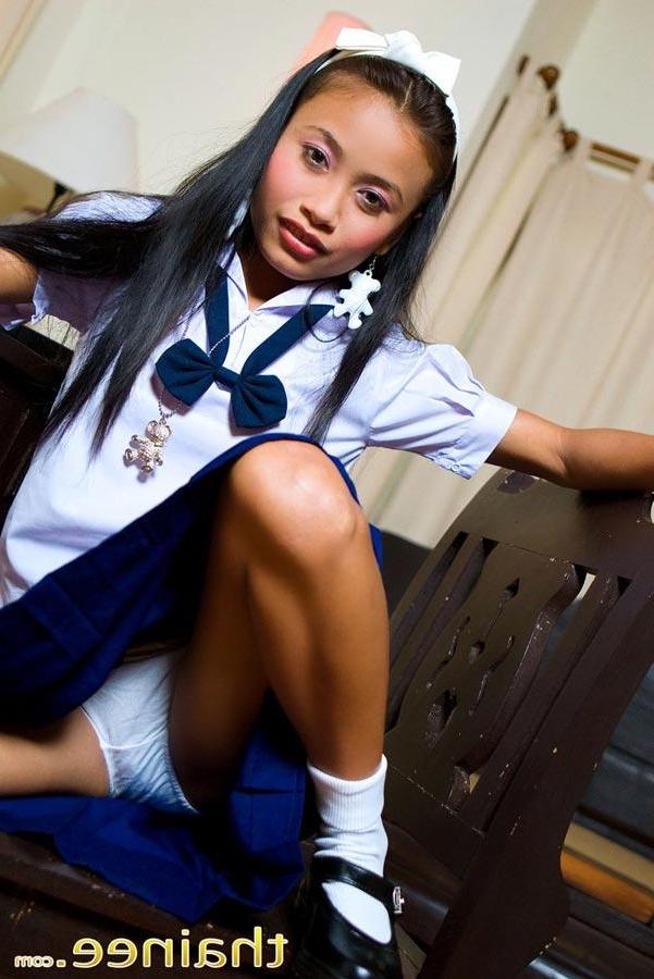 16P Pictures of teen nympho Thainee being a naughty schoolgirl