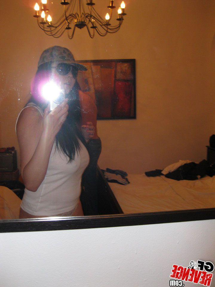 13P Pictures of a hot brunette gf being naughty
