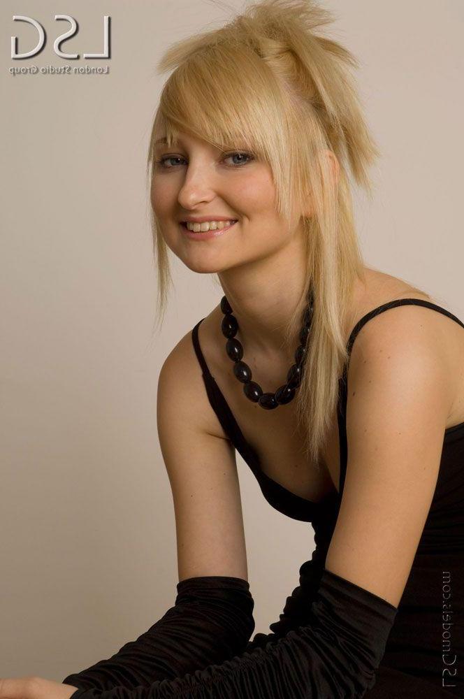 16P Pictures of a hot blond teen in stockings and nothing else