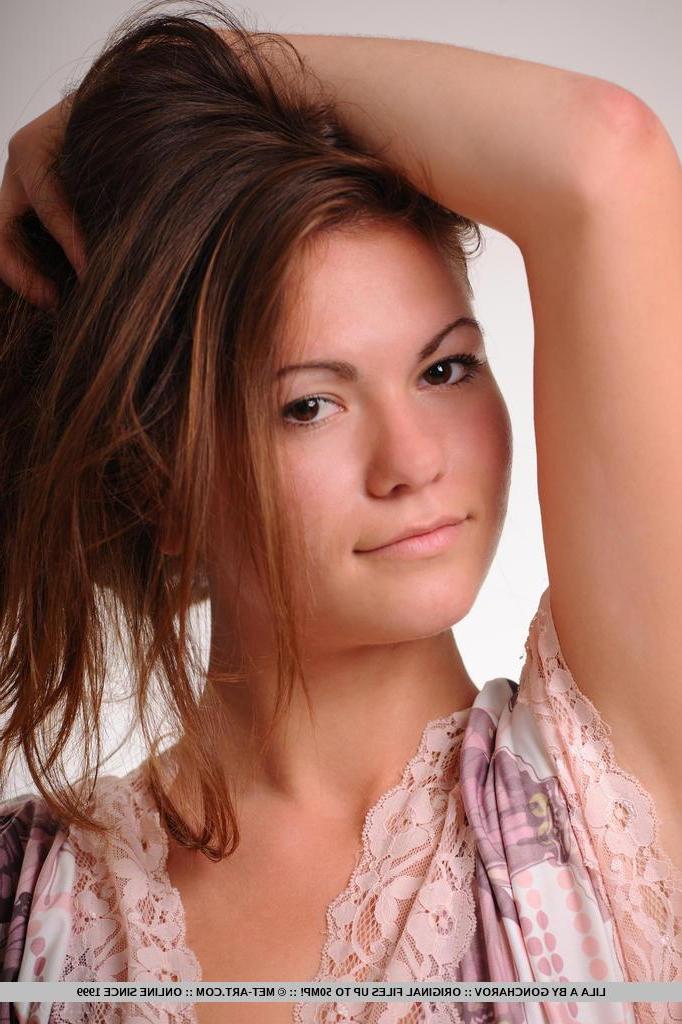 18P Hot teen Lila A displays her gorgeous nude body just for you