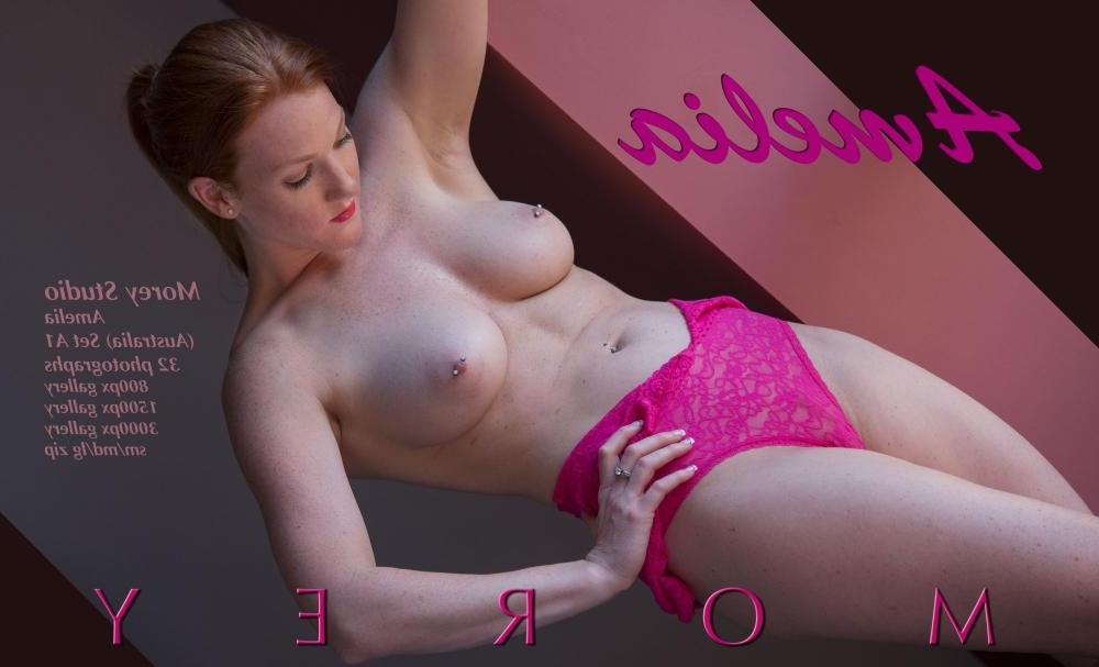 11P Busty redhead Amelia shows you her sexy curved body