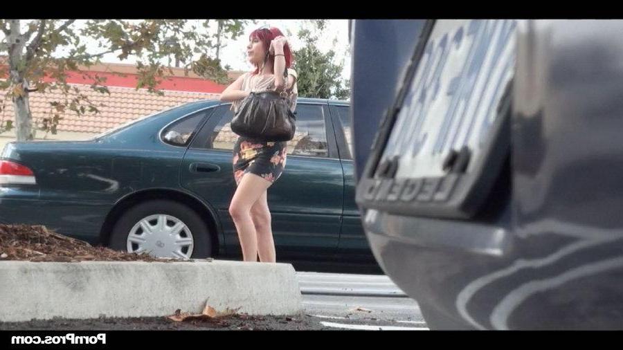 15P Redhead teen Sasha Sweet gets wet
