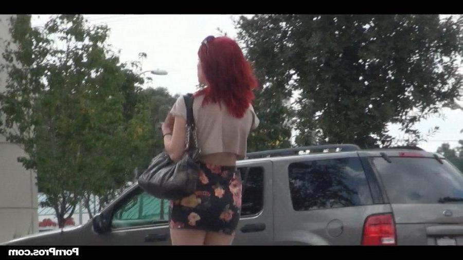15P Redhead teen Sasha Sweet gets wet