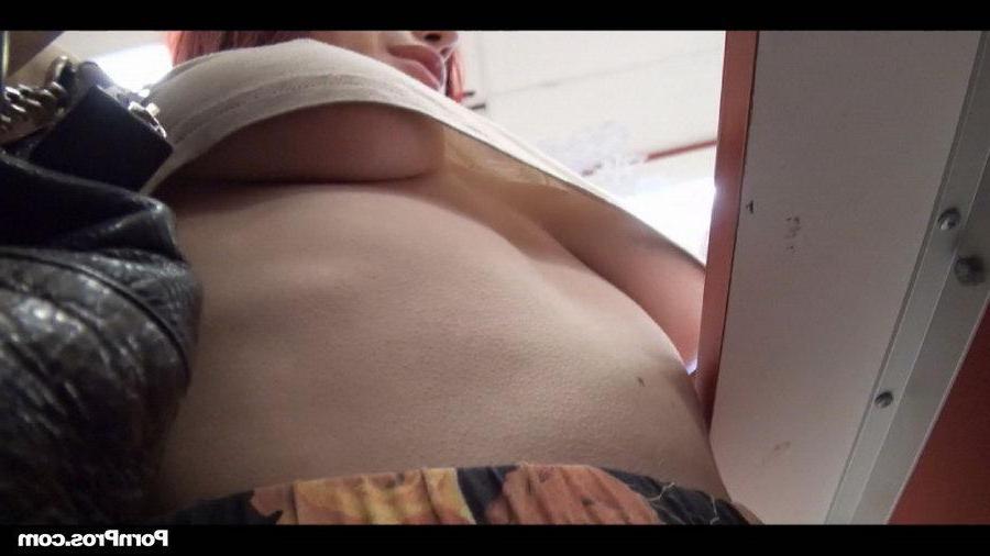 15P Redhead teen Sasha Sweet gets wet