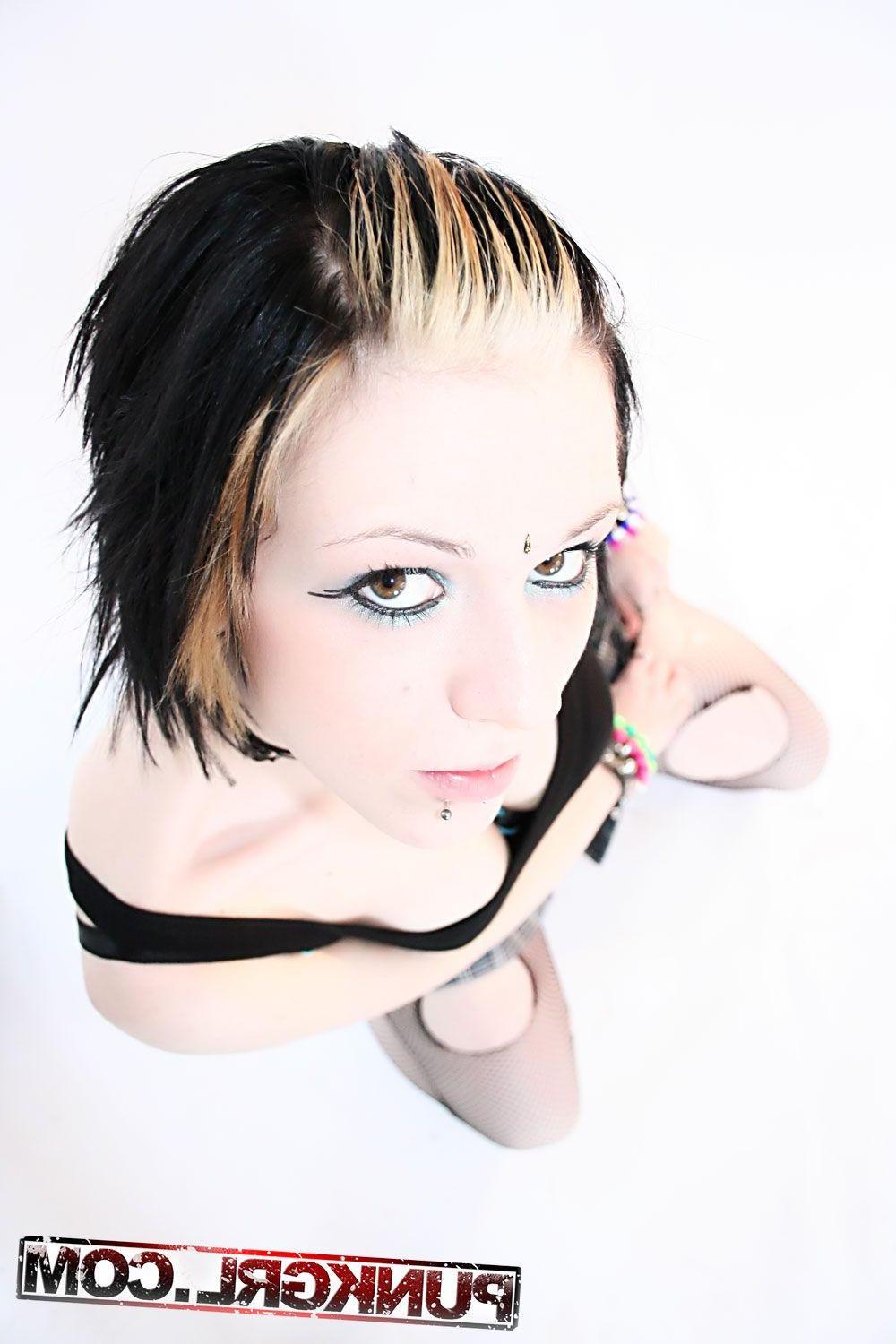 20P Pictures of teen punk Sky being a naughty schoolgirl