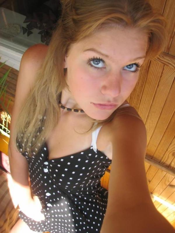 14P Girlfriend teasing and posing while showing her hot cleavage