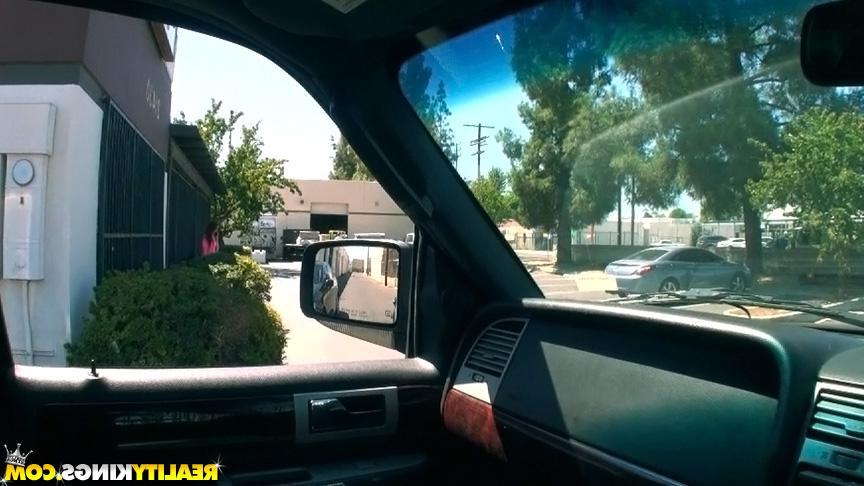 20P Brunette amateur Deanna Dare gets picked up and fucked in public